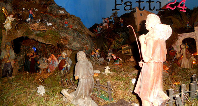 PATTI – “Scoperto” il presepe alla chiesa di San Nicola