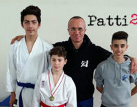 PATTI – Tre podi per la ASD Scuola Karate Patti dei fratelli Giuseppe e Salvatore Piccione   al Gran Prix Sicilia Esordienti