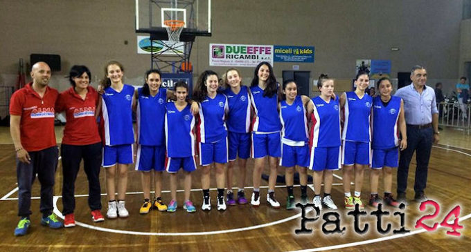 PATTI – L’U14 femminile dell’Alma basket vince il campionato regionale