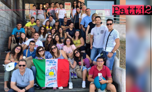 PATTI – Partiti i 50 giovani della diocesi che parteciperanno, a Roma, al pellegrinaggio con Papa Francesco