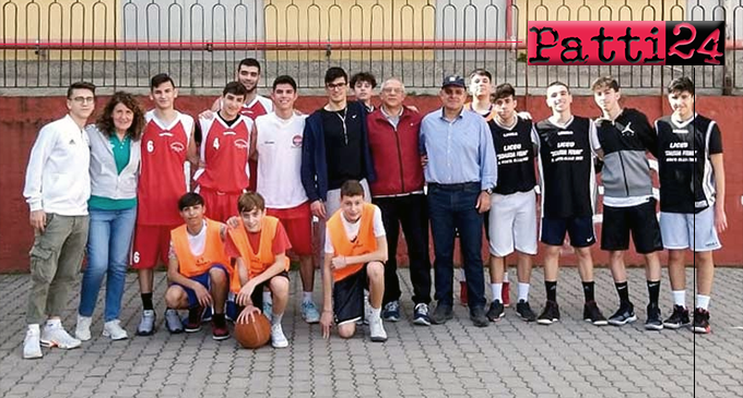 PATTI – Campionati Sportivi Studenteschi. Il “Borghese Faranda” si è imposto nella fase distrettuale del basket 3 contro 3.