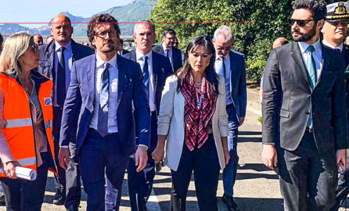 MESSINA – Il Ministro alle Infrastrutture Danilo Toninelli in visita a Messina.
