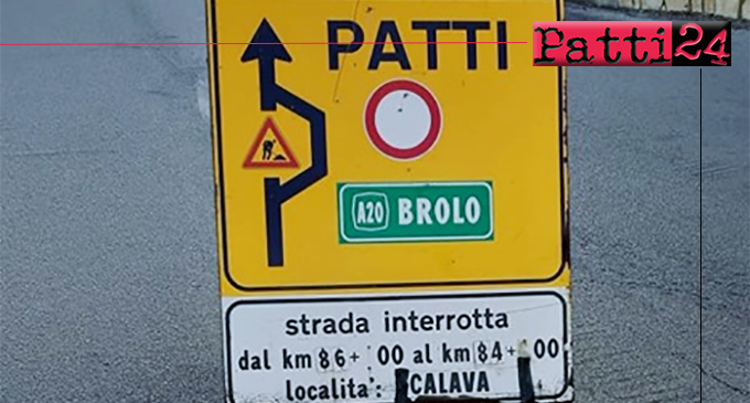 GIOIOSA MAREA – Crollo di una parte dell’intonaco nella galleria di Capo Calavà. Chiuso tratto strada statale 113