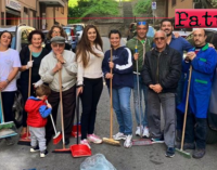 MESSINA – Via Pippo Romeo. Residenti ed esercenti commerciali  hanno ridato nuovo decoro alla strada nella quale vivono e lavorano.