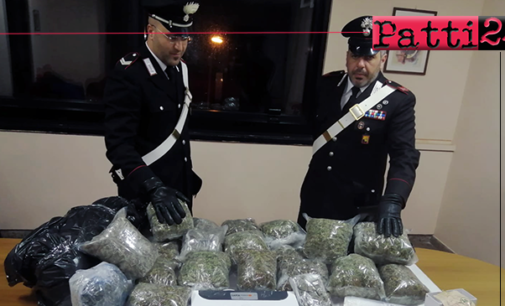 MESSINA – Nasconde in casa ed in cantina oltre 16 Kg di marijuana. Arrestato 24enne