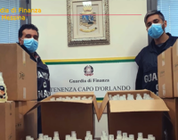 MESSINA – Sequestrati nel capoluogo e in provincia 800 litri di gel igienizzante, già confezionati in 6.356 flaconi , falsamente pubblicizzati come “sanitizzanti”