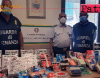 CAPO D’ORLANDO – Maxi sequestro articoli per fumatori in vendita senza autorizzazioni.