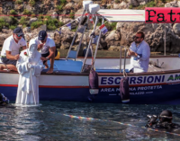 MILAZZO – La posa della statua di San Francesco nei fondali di Capo Milazzo