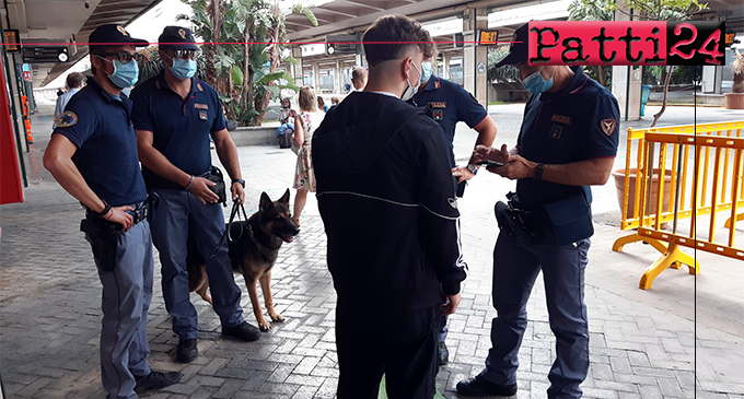 SICILIA – Operazione della Polfer “Stazioni Sicure”. Elevate 3 sanzioni, a Messina 28enne tunisino trovato in possesso di hashish.