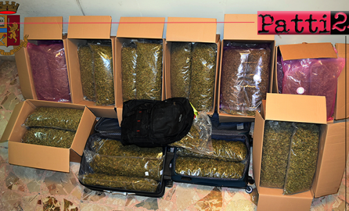 MESSINA – Deteneva quasi 70 kg di marijuana. Arrestato 46enne messinese.