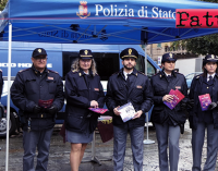 MESSINA – 8 Marzo 2022. Giornata internazionale della donna. Punti informativi e di sensibilizzazione della Polizia di Stato contro la violenza sulle donne.