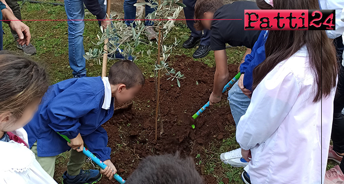 SANT’AGATA MILITELLO – La Giornata Nazionale degli alberi celebrata dall’I.C. Marconi