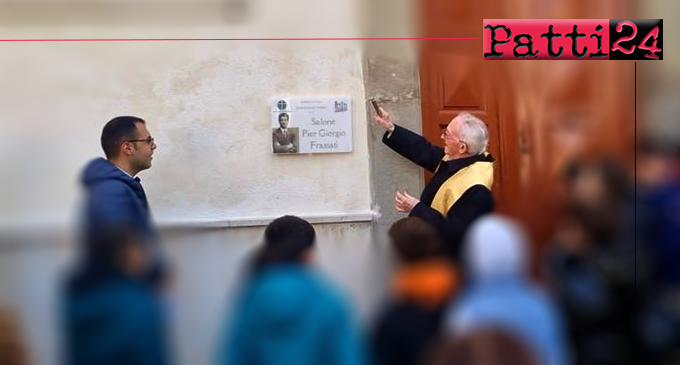 PATTI – Il salone parrocchiale di “San Nicolò di Bari” intitolato al beato Piergiorgio Frassati