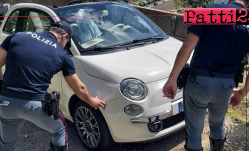 MESSINA – Recuperata Fiat 500 cabriolet rubata nella provincia di Palermo.