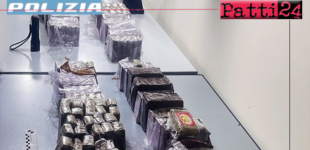 MESSINA – Servizi antidroga. Circa 37 Kg di hashish, 2 pistole clandestine e munizionamento nascosti nella carrozzeria di un’auto di lusso, arrestato 50enne palermitano.