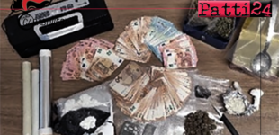 LETOJANNI – Droga in macchina ed a casa,  arrestato 33enne. Trovati oltre 10.000 euro confezionati in sottovuoto