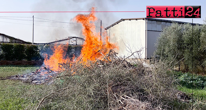 MILAZZO – Incendi a sterpaglie nella Piana, i vigili urbani sanzionano 4 persone