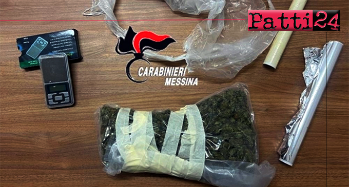 SANT’ALESSIO SICULO – Droga nascosta in casa nel cuscino del divano. Arrestato 61enne