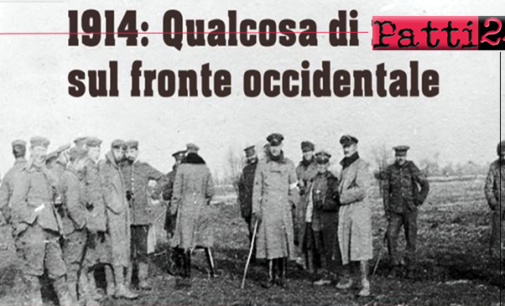 PATTI – “1914: Qualcosa di nuovo sul fronte occidentale”. La mostra, che racconta la Tregua di Natale del 1914, sarà esposta nei locali del Seminario vescovile.